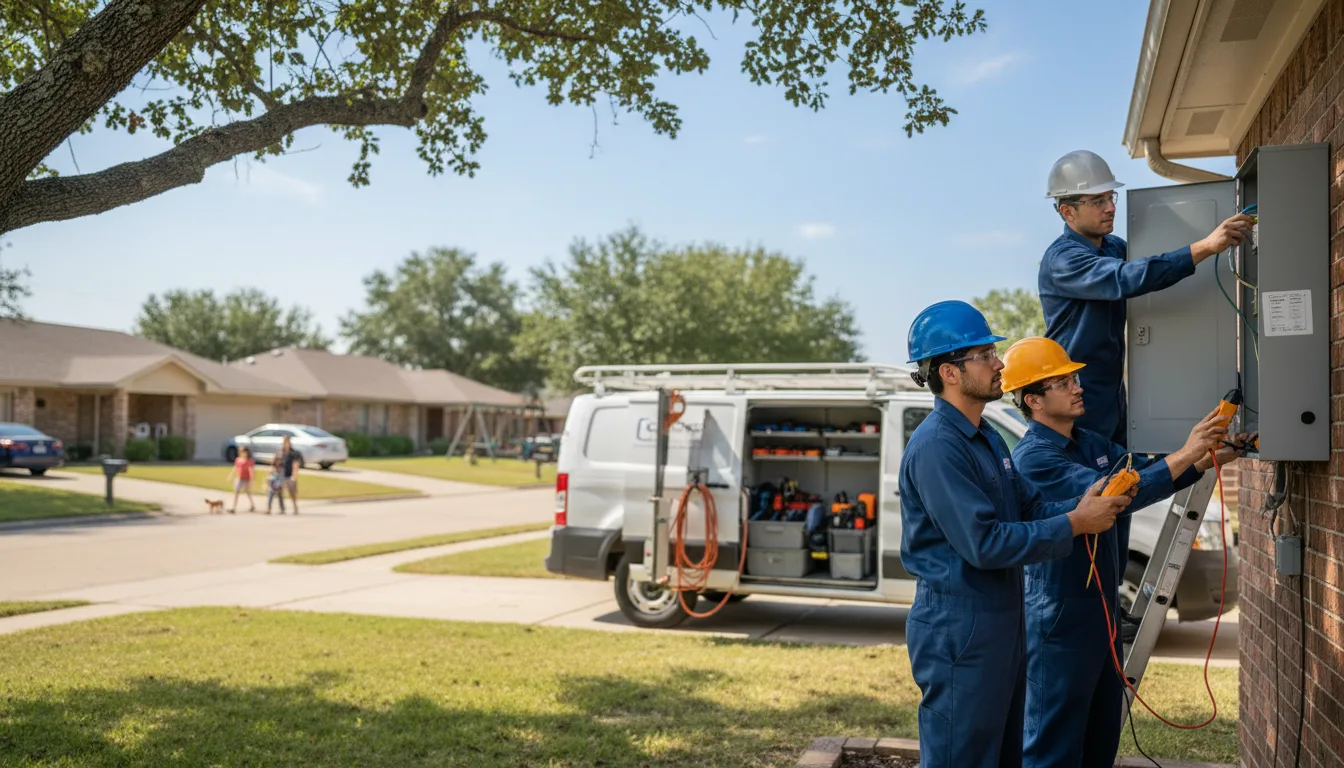 Certified electrician providing emergency electrical services in Churubusco, IN
